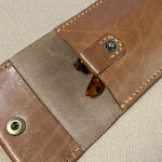 "Blondy" - glasses case made of horse leather