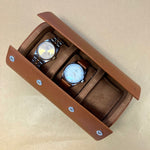 Luxurious watch roll made of cowhide