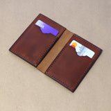 Handmade Minimal Wallet "Old Club" 